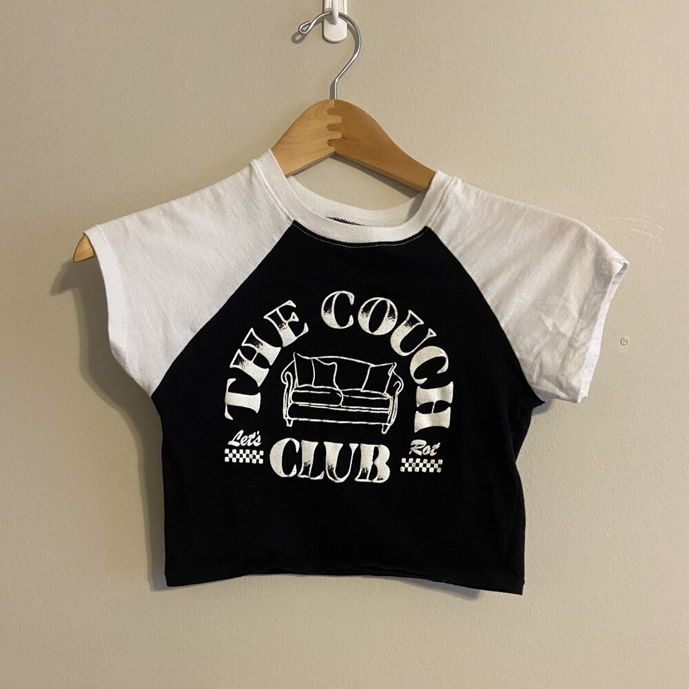 Graphic T-Shirt Crop Top